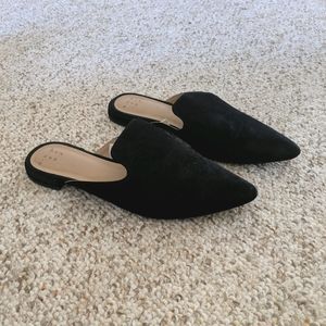Black mules - great condition